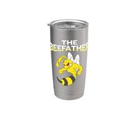 Beekeeping Humor The Beefather Funny Gift for a Beekeeper Stainless Steel Insulated Tumbler