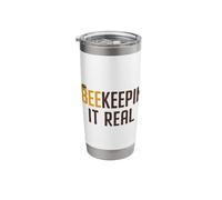 Beekeeping It Real Bees Hive Beekeeper Honey Bee Lovers Stainless Steel Insulated Tumbler