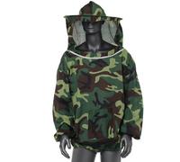 Beekeeping Jacket,Professional Beekeeper Jacket Veil Hood Sting Proof for Backyard Commercial Men Women,ArmyGreen