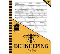 beekeeping log book | Beekeeping Tracking Journal and Beehive Inspection notebook and maintenance logbook for Beekeepers | Honey Bee Farming Tracker: 8.5" x 11" inches | 112 Pages.