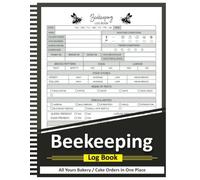 Beekeeping Log Book: Honey Bee Farming Tracker & Maintenance logbook for Beekeepers | Beehive Inspection Notebook - 8.5” x 11” 100+ Pages