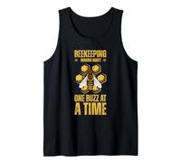 Beekeeping Making Honey one Buzz at a time Funny Quote Tank Top