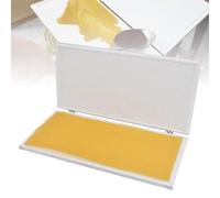 Beekeeping Mold for Beeswax Foundation, Manual Hand Press with Non-Stick Silicone, Quick 5-Second Press for Healthy Hive, 4.9mm Cell Size