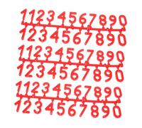 Beekeeping Number Signs 3 Sets Plastic Red Hive Markers 21 Pack