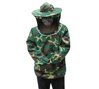 Beekeeping Protective Suit Professional Bee Keeping Suit Veil Hood Hat Beekeeping Jacket Clothes Lightweight Beekeeping Protective Equipment for Men and Women