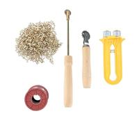 Beekeeping Starter Tools Kit Beehive Wire Embedder Frame Tightener with Copper Eyelets Iron Wires Practical Durable Beekeeping Equipment for Beginners and Professionals