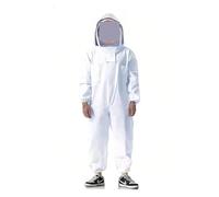 Beekeeping Suit arist Cotton For Men Women Protective ary Sting Proof With Fencing Veil Ventilated Hood ,Full Protection(Nero,Thicken)