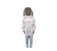 Beekeeping Suit Bee Clothes Beekeeping Coat Special Beekeeping Tools Thickening Three Layer Ne Twork Breathable Half Body Suit ,Full Protection(2XL)