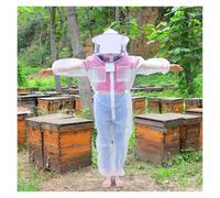 Beekeeping Suit Beekeeper Professional Clothing Mosquito Suit Bees Breathable Anti Beekeeping Clothing ,Full Protection(XXL)