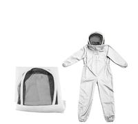 Beekeeping Suit Beekeeping Protective Clothing Full Body Anti-Bee Suit Safty Veil Hat Smock Beekeepers Protection Equipment Bee Keeping(XL)