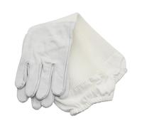 Beekeeping Suit Full Body Beekeeping Clothing Professional Beekeepers Bee Protection Suit Safty Veil Hat Dress All Equipment(XXL gloves)