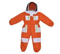 Beekeeping Suit Mesh Breathable Bee Proof Clothing One Piece Protective Cloth for Children