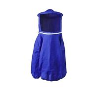 Beekeeping Suit, Protective Beekeeping Jacket Veil Smock Hat Sleeve Beekeeper Anti-bee Suit(Blu)