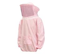 Beekeeping Suit Siamese Beekeeping Suit Bee Clothes A Variety Of Colors With Hat Anti-bee Bite Equipment Farming Clothing Coverall(Pink)