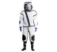 Beekeeping Suit with Protective Mask, Gloves, and Shoes, Includes Overhead and Back Fans for Enhanced Safety, Ideal for Professional and Beginner Beekeepers