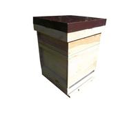 Beekeeping Supplies UK Ltd - 14x12" Pine Beehive with 2 Supers, 4" deep Open Mesh Floor, 14x12" Brood Box, Crown Board and 5" deep Galvanised Roof