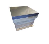 Beekeeping Supplies UK Ltd - 14x12" Pine Beehive with 4" deep Open Mesh Floor, 14x12" Brood Box, Crown Board and 5" deep Galvanised Roof - No Supers