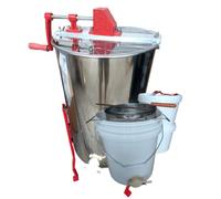 Beekeeping Supplies UK Ltd - Honey Processing Kit - 3 Frame Manual Extractor with 20L Settling Tank, 2 x 30lb Buckets and Uncapping Tools