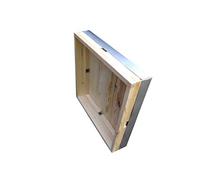 Beekeeping Supplies UK Ltd - National Beehive Roof - 5" high with side vents - Pine with Galvanised Steel Top