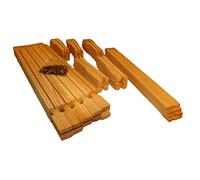 Beekeeping Supplies UK Ltd - SN4 x 10 - Hoffman Self Spacing Super Frames for British National Hives - Flat Packed - With Nails