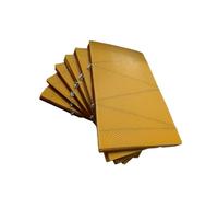 Beekeeping Supplies UK Ltd - Wired Brood Foundation x 60 sheets - For British National Beehives - 341 x 203mm - 100% Pure beeswax