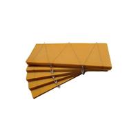 Beekeeping Supplies UK Ltd - Wired Super Foundation x 50 sheets - For British National Beehives - 341x127mm - 100% Beeswax
