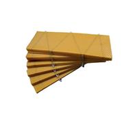 Beekeeping Supplies UK Ltd - Wired Super Foundation x 60 sheets - For British National Beehives - 341x127mm - 100% Beeswax