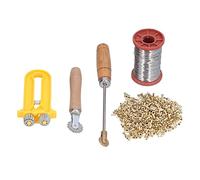 Beekeeping Tool Kit, Beekeeping Starter Wire Embedder Beehive Wire Tensioner with Copper Eyelets Iron Wires