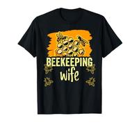 Beekeeping Wife Bees Sayings Beekeeper Hobby T-Shirt