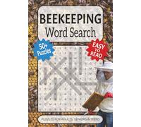 Beekeeping Word Search Puzzle Book: Word Searches with Easy to Read Print about Beekeepers, Backyard Beekeeping and More | 6x9 inches, 110 pages | 50+ ... … Gift for Vacations, Holidays and Free Times