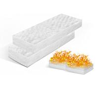 Beekeg 2-Piece Bioethanol Fireplace Set - Ceramic Wool & Sponge, Indoor Table Fireplace, Wick Replacement