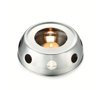 Beekeg Tea Warmer, Warmer for Teapot, Coffee Warmer with Tea Light Holder, Stainless Steel Warmer for Teapots and Glass Teapots (Silver)
