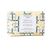 Beekman 1802 Vanilla Absolute Goat Milk Body Soap Perfumed 3.4 oz Nourishes, Moisturizes and Moisturises 100% Vegetable Soap with Lactic Acid Cruelty Free