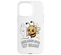 Beelining Into 1st Grade Cute Bee First Day of School Case for iPhone 15 Pro Max