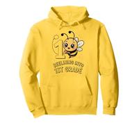 Beelining Into 1st Grade Cute Bee First Day of School Pullover Hoodie