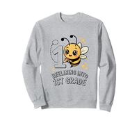 Beelining Into 1st Grade Cute Bee First Day of School Sweatshirt