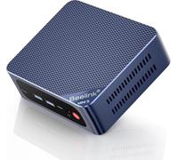 Beelink EQ12 Mini PC, Intel 12th Gen N100(4C/4T,up to 3.4GHz)，Mini Computer with 16GB DDR5 RAM/500GB SSD, Desktop PC Triple Display USB-C&Dual HDMI 4K 60Hz/Dual 2.5Gbps/WiFi6/BT5.2/OS