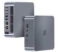 Beelink EQi12 Mini PC, Intel Core i5 12450H(8C/12T, Up to 4.4GHz), 24GB LPDDR5 5200MHz 500GB PCle4.0 SSD, Mini Computer Dual HDMI Display 4K, Dual Gigabit LAN, WiFi6/BT5.2/Micro PC