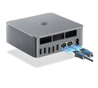 Beelink EQR5 Mini PC,AMD Ryzen 7 5825U Processor(8C/16T,up to 4.5GHz),16GB DDR4 RAM 500GB NVMe PCIE3.0x4 SSD,Mini Computer Support 4K Dual Screen Display/WiFi 6/BT5.2/Dual LAN/USB 3.0
