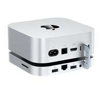 BEELINK EX Mate Mini-B 80Gbps Mac mini M4 Dock & Stand, Up to 8TB NVMe SSD Expansion, PD3.0 Port, SD4.0 Card Reader, 2.5G LAN, 2*USB-A 5Gbps for Laptops/Desktop PC/Mini PC