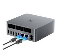 Beelink Mini PC EQR7, AMD Ryzen 7 7735HS (8C/16T up to 4.75GHz), 24G LPDDR5 RAM 1TB PCIe4.0 SSD Mini Computer Windows 11 Pro, 4K Dual Display, Built-in PSU, Dual 1000M LAN/WiFi6/BT5.2