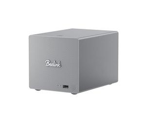 Beelink Mini PC, ME Pro 2 Hard Drive Bays NAS Intel N95 12G LPDDR5 128G M.2 PCIe 3.0 SSD, 3 x M.2 SSD Slots, Dual LAN/File Server/NAS Storage/Network Attached Storage/Private Cloud/Network Storage