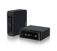 Beelink SER5 Pro Mini PC, AMD Ryzen 7 5825U(up to 4.5GHz) 8C/16T, Mini Computer 32GB DDR4 RAM 500G NVMe SSD, Mini Desktop Computer 4K@60Hz Triple Display HDMI&DP&USB-C WiFi6/BT5.2/WOL/HTPC/W-11 Pro