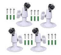 BeElionCamera Wall Mounting Bracket Outdoor/Indoor Metal Camera Mount for Arlo, Arlo Pro, Arlo Pro 2, Arlo Pro 3, Arlo Ultra Surveillance Camera (4 Pack, White)