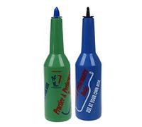 Beelooom 2 Pcs Flair Bartender Bartending Practice Bar Pub Bottle Wine Cocktail Shaker -