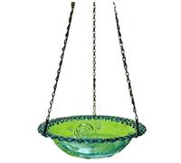 Beelooom Explosion Suspension Metal Bird Feeder Outdoor Feeder Pet Bird Bird Feeder Bird Feeder Easy Install Easy to Use Blue
