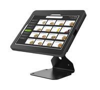 Beelta Tablet POS Stand for Desk, Heavy Metal, Flip Lockable Rotate Swivel - Compatible with 10.9" iPad 10th, Pro 11" 1 2 3 4, Air 4 5, Air 11", iPad 11"(A16) - BSC401BA