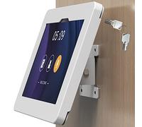 Beelta Tablet Wall Mount Anti Theft Compatible with Samsung Galaxy Tab A8, Metal, White, BSW101WG