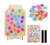 BEELUKY Reward Glass Children's Personalised Reward Glass Classroom Reward Jar Reward System Children for Home Lessons to Promote Use at Home and the