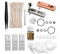 BEELUKY Universal Lighter Repair Kit Lighter Replacement Repair Replacement Repair Kit Accessories Flint and Wick for Zippo Most Lighters
